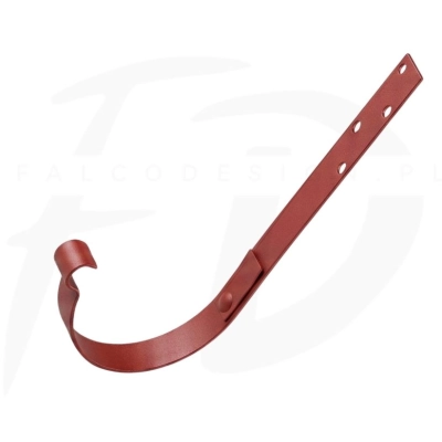 Hak nakrokwiowy L=160 Inguri 125 kolor czerwony RAL 3011